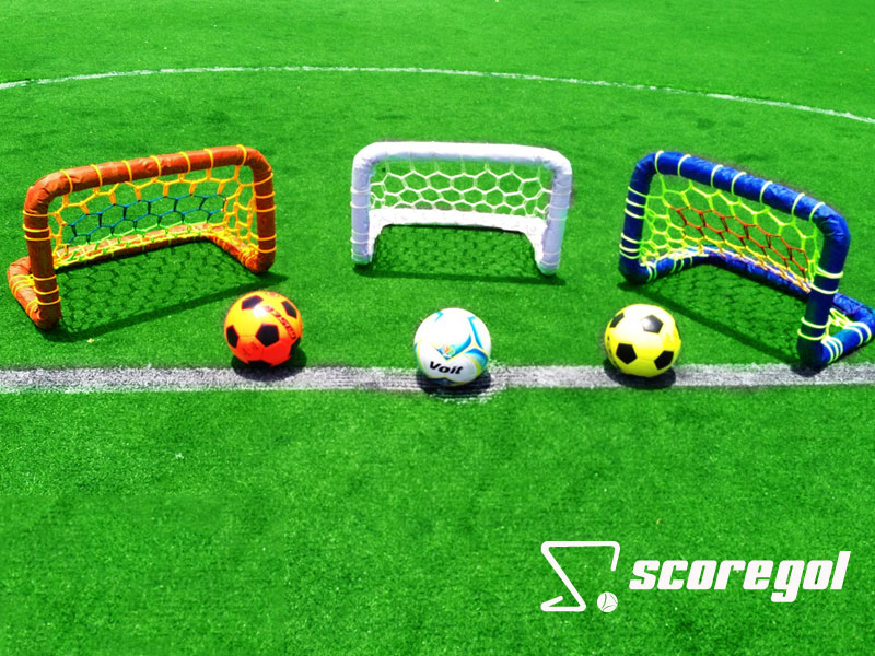 Galería porterías de futbol mini coloriadas para niños 