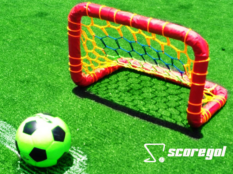 Galería porterías de futbol mini coloriadas para niños 