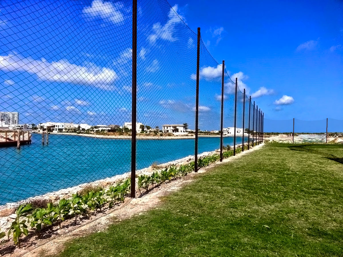 Galería Redes perimetrales deportivas de 4 pulgadas (1 x 1 m)