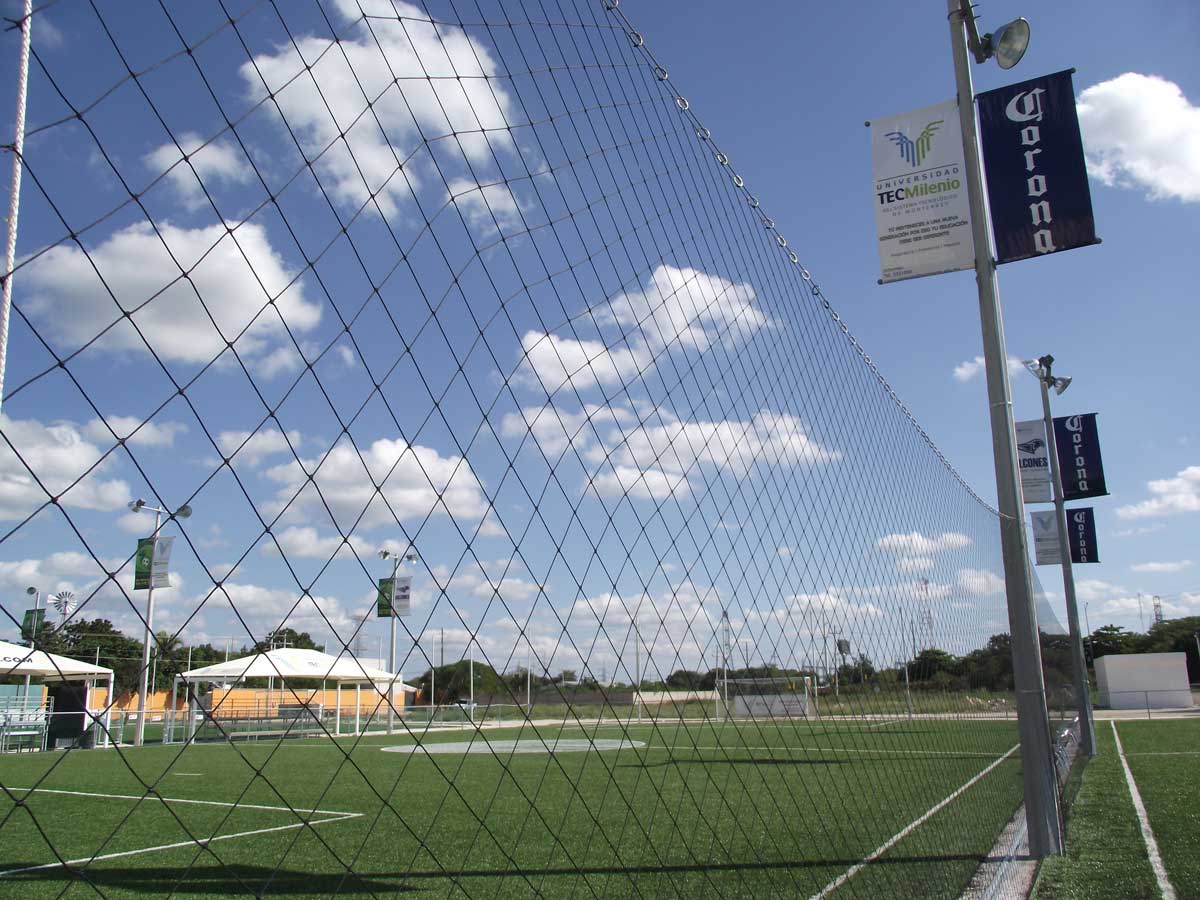 Galería Redes perimetrales para canchas de futbol