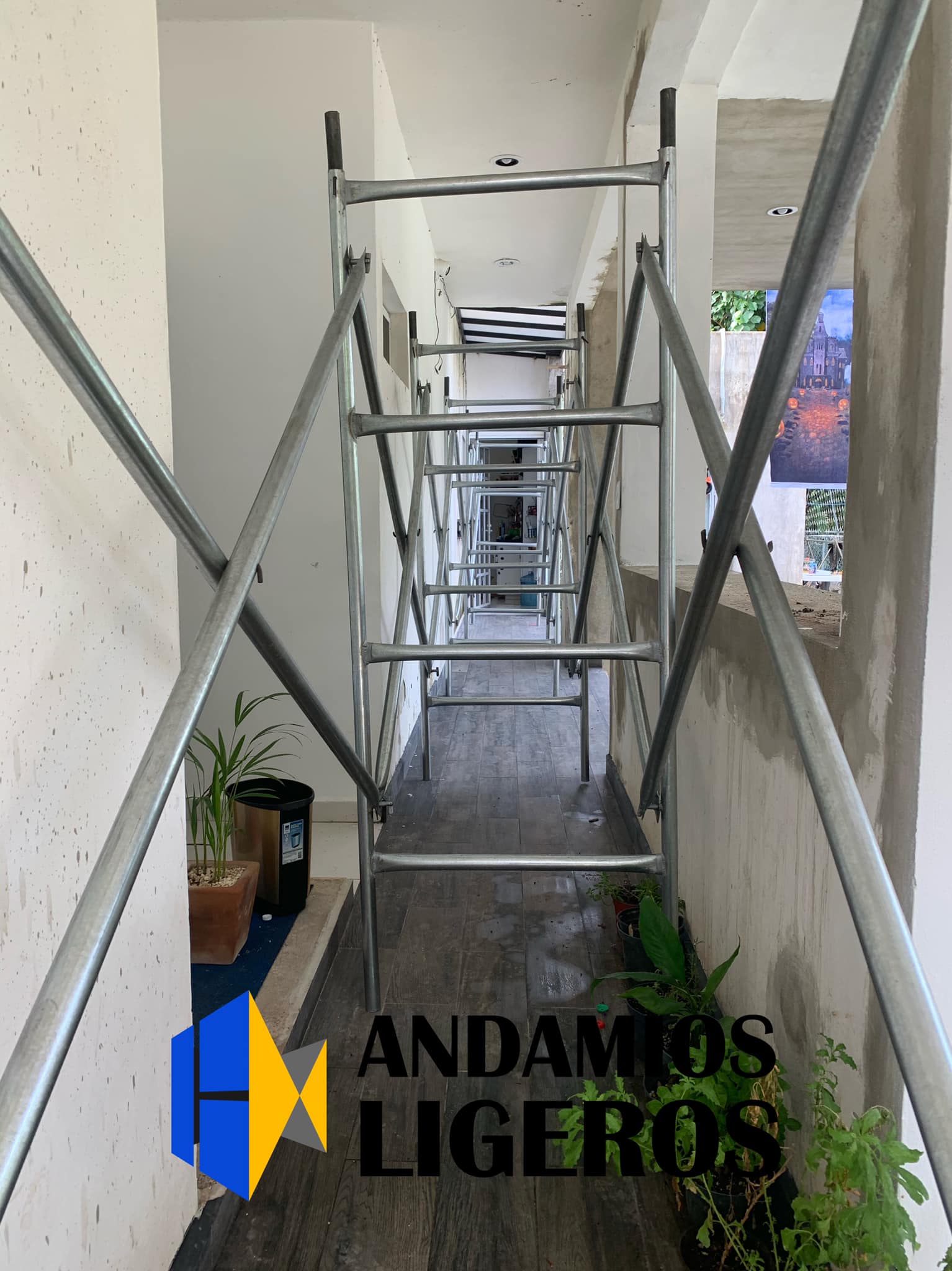 Galería Andamio Ligero Banquetero Galvanizado