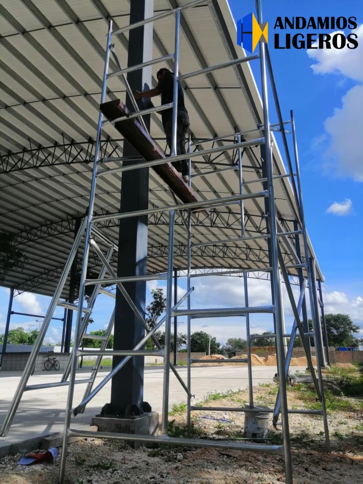 Galería Andamio Ligero convencional galvanizado