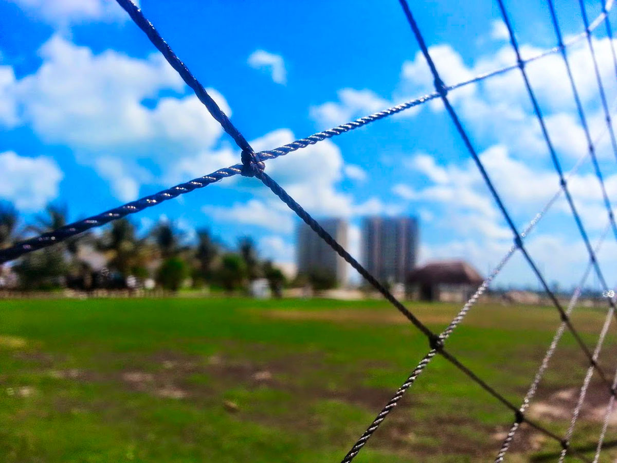 Galería Redes perimetrales deportivas de 4 pulgadas (1 x 1 m)