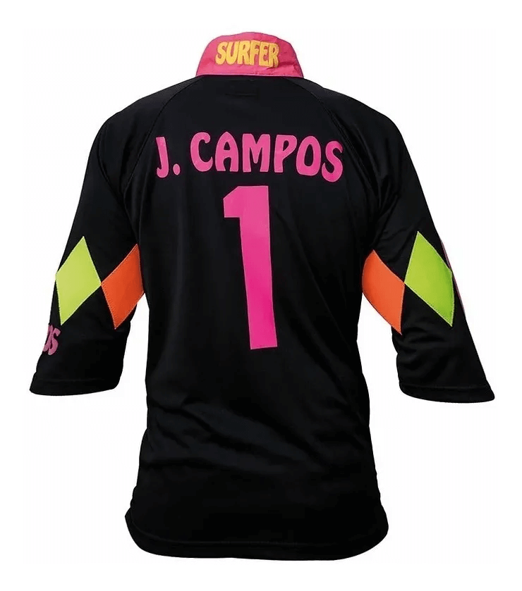 Galería Jersey Jorge Campos Original Inedita Negro