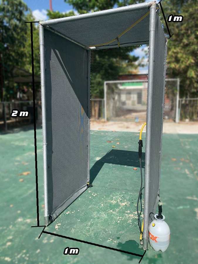 Galería Filtro de acceso con sistema sanitizacion manual