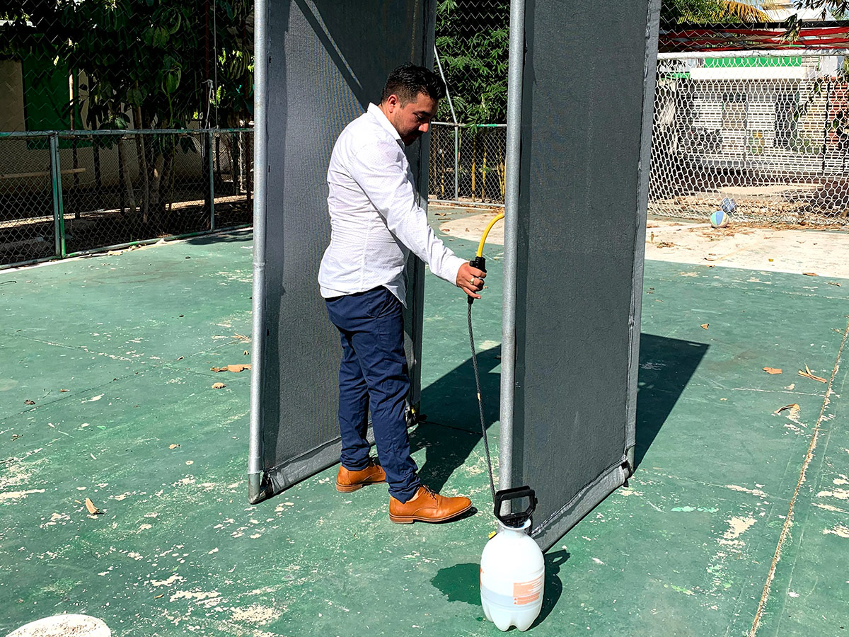 Galería Caseta de sanitizacion