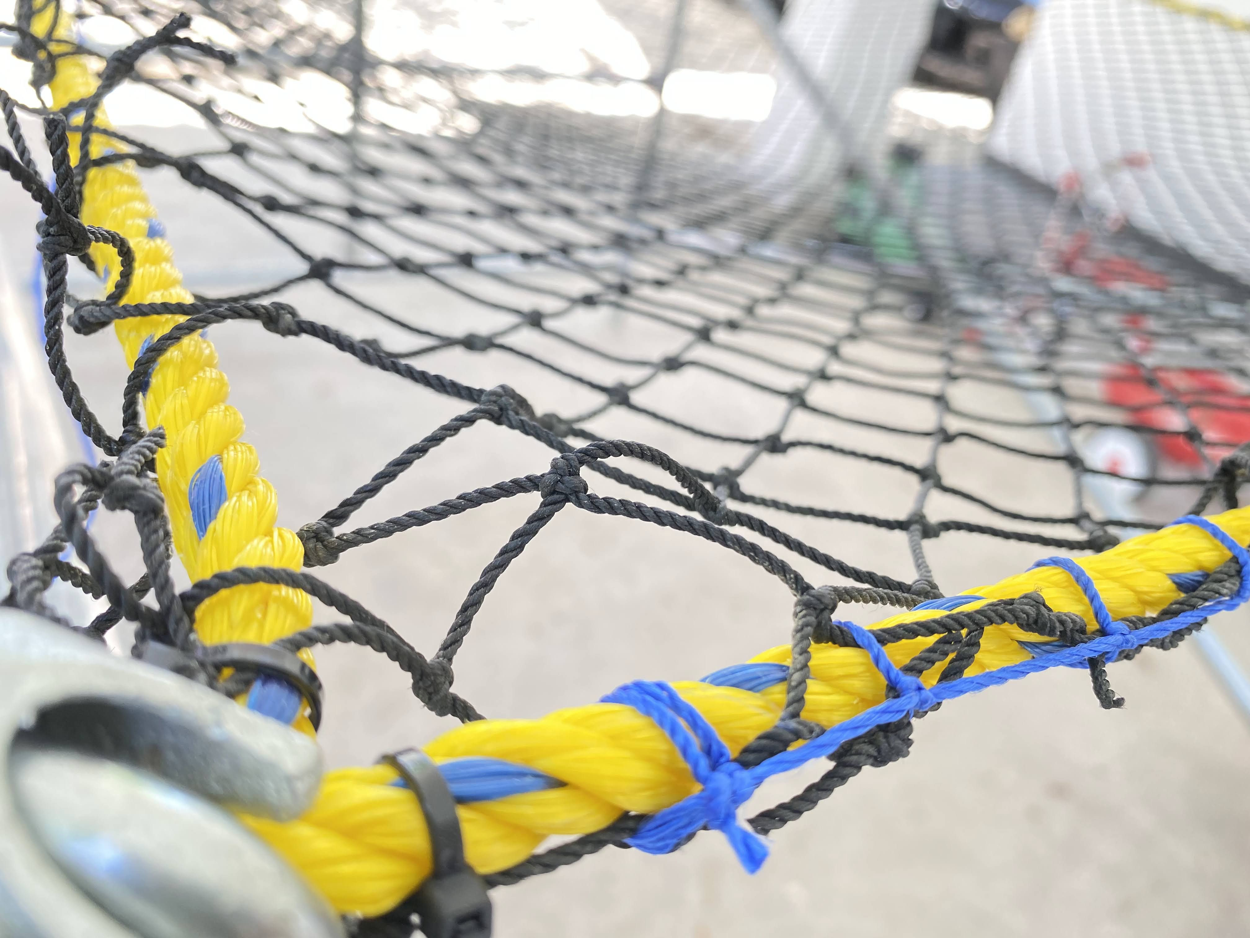 Galería Lienzo de red anticaidas 10m x 10m, sistema S, cama de red